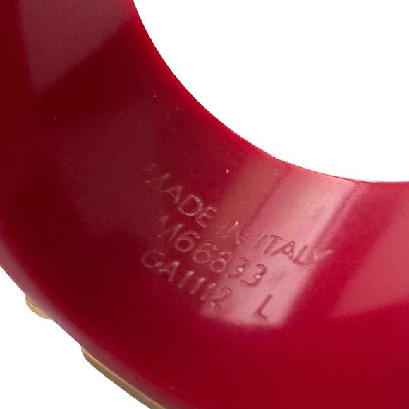 Louis Vuitton LockMe Fuchsia Resin Gold Tone Ring - Picture 10 of 11